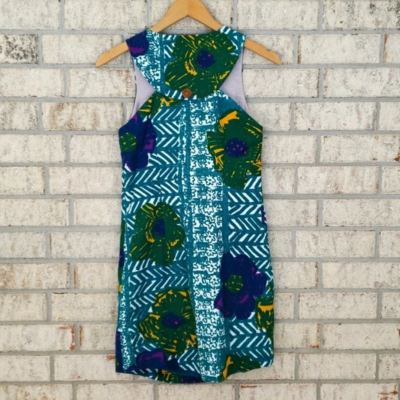 Vanessa Virginia Tropical Anthropologie Dress - Picture 2 of 7
